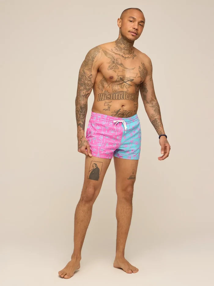 The Pacific Grids 4" (Classic Lined Swim Trunk) - Image 5 - Chubbies Shorts
