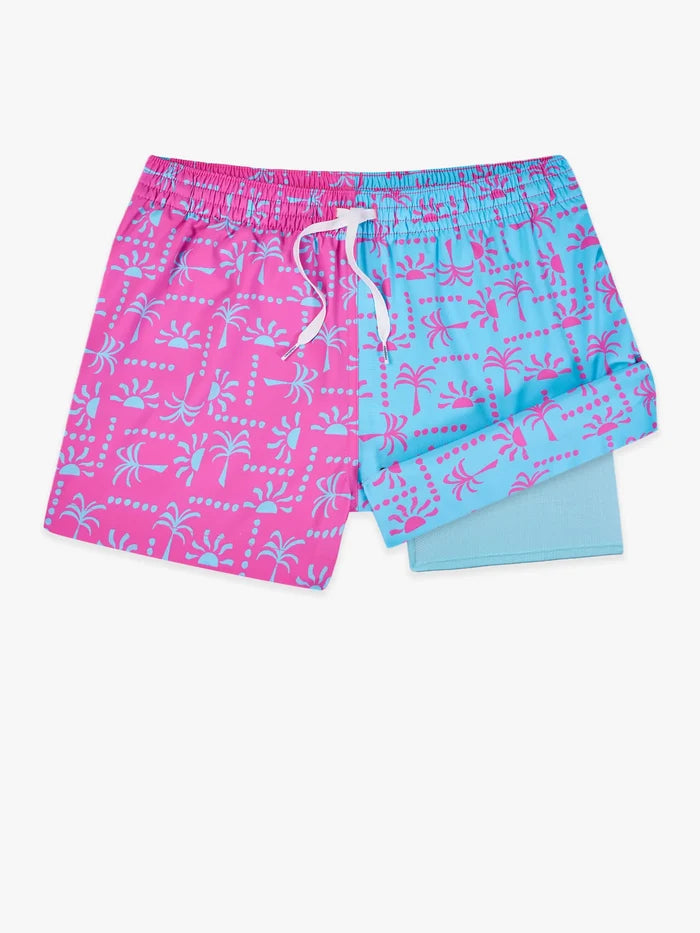 The Pacific Grids 4" (Classic Lined Swim Trunk) - Image 1 - Chubbies Shorts