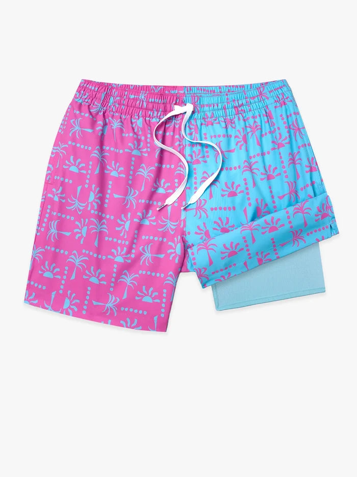 The Pacific Grids 5.5" (Classic Lined Swim Trunk) - Image 1 - Chubbies Shorts