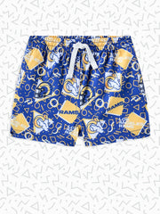 The Rams Game Day Fit (Toddler Swim Trunk) - Image 1 - Chubbies Shorts