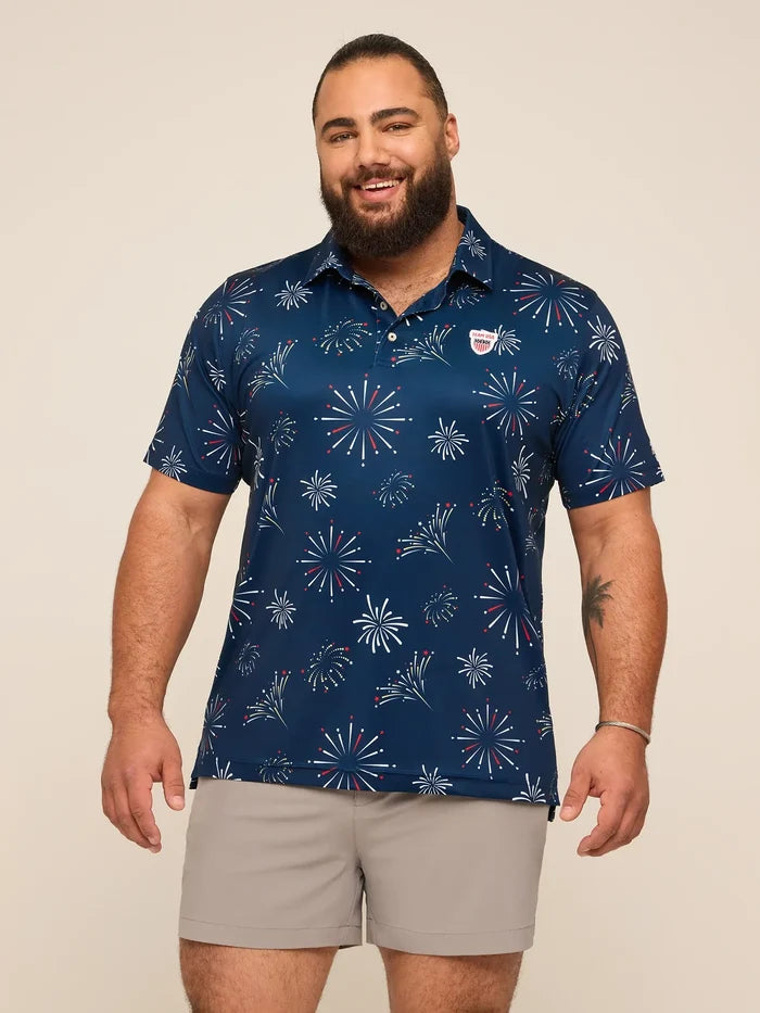 The Rockets Rad Glare (Performance Polo) - Image 1 - Chubbies Shorts