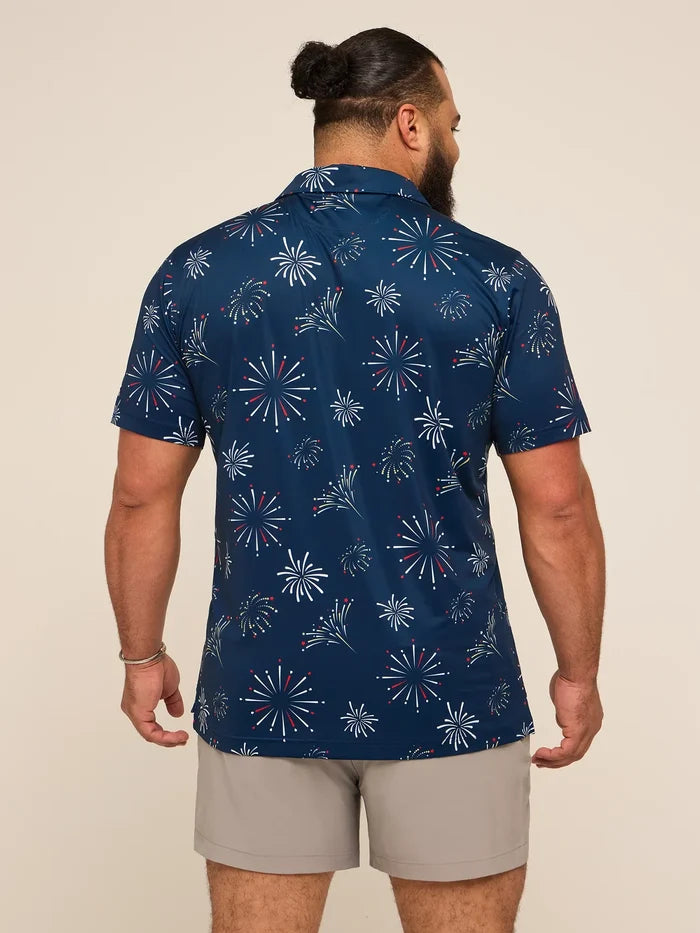 The Rockets Rad Glare (Performance Polo) - Image 2 - Chubbies Shorts