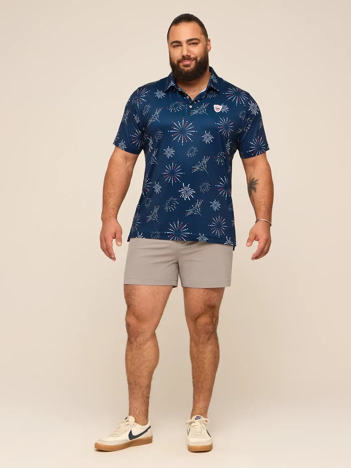 The Rockets Rad Glare (Performance Polo) - Image 4 - Chubbies Shorts