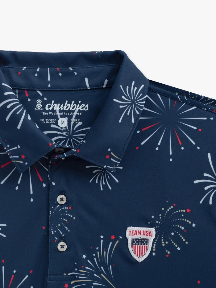 The Rockets Rad Glare (Performance Polo) - Image 5 - Chubbies Shorts