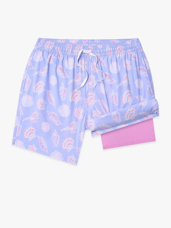 The Shell Yeahs 5.5" (Classic Lined Swim Trunk) - Image 1 - Chubbies Shorts