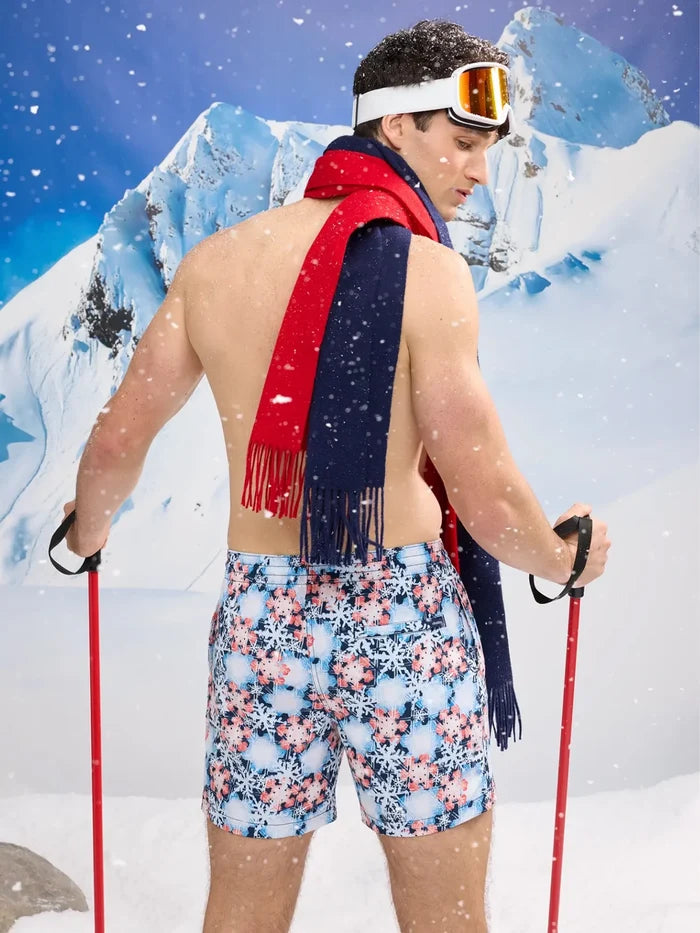 The Snow Place Like First 5.5" (Classic Lined Swim Trunks) - Image 4 - Chubbies Shorts