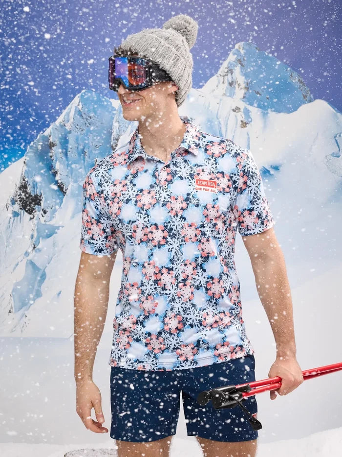 The Snow Place Like First (Performance Polo) - Image 3 - Chubbies Shorts
