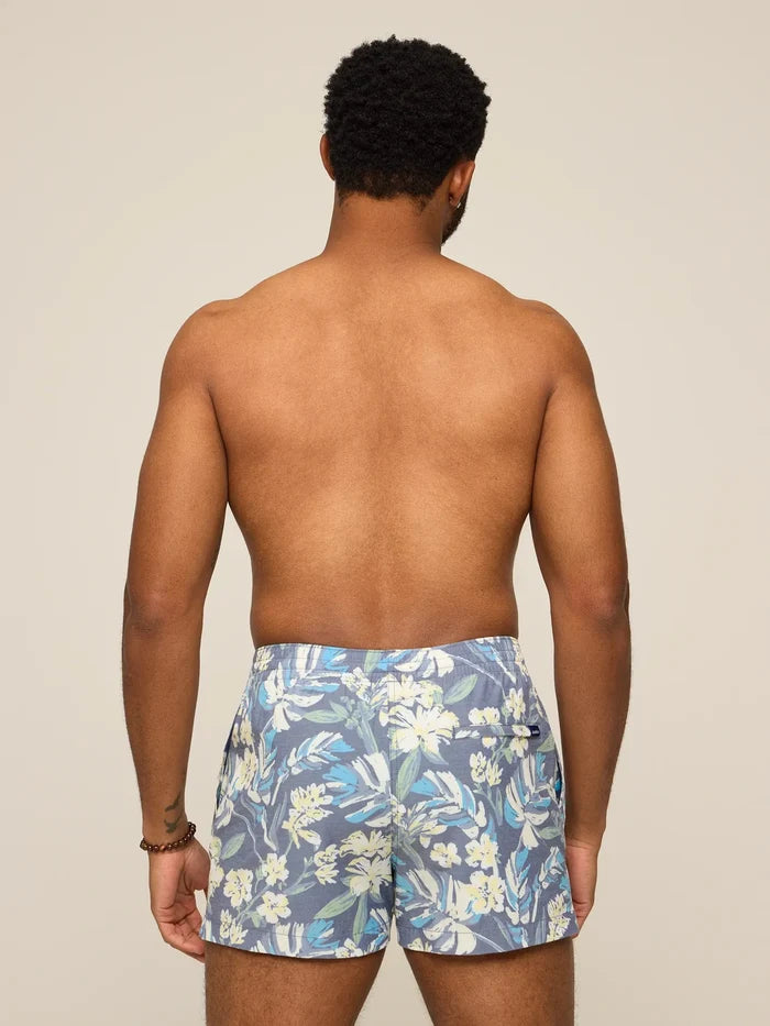 The Starry Night Stems 4" (Classic Lined Swim Trunk) - Image 5 - Chubbies Shorts