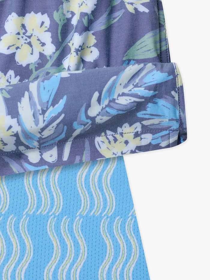 The Starry Night Stems 4" (Classic Lined Swim Trunk) - Image 3 - Chubbies Shorts