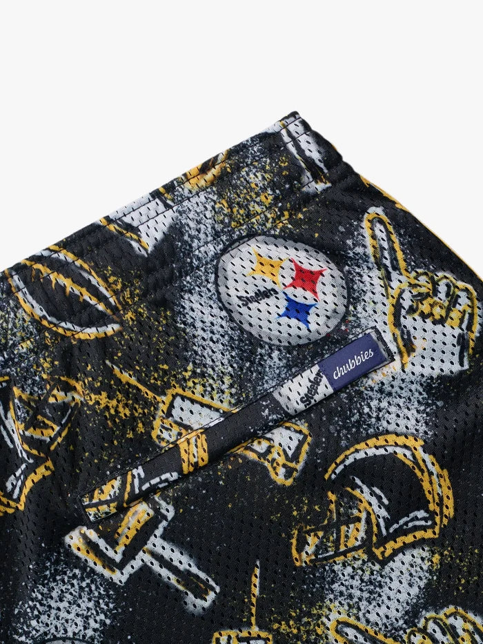 The Steelers First Round Fit (Mesh Short) - Image 3 - Chubbies Shorts