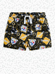 The Steelers Game Day Fit (Toddler Swim Trunk) - Image 1 - Chubbies Shorts