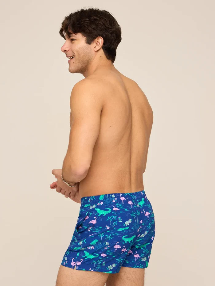 The Swamp & Circumstances 4" (Classic Lined Swim Trunk) - Image 4 - Chubbies Shorts