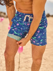 The Swamp & Circumstances 5.5" (Classic Lined Swim Trunk) - Image 2 - Chubbies Shorts