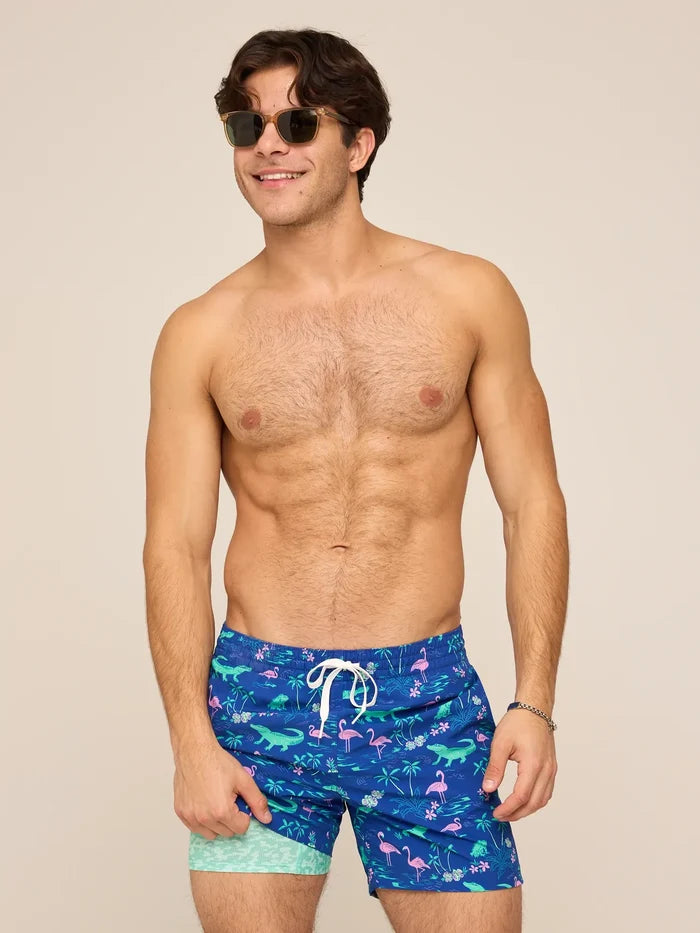 The Swamp & Circumstances 5.5" (Classic Lined Swim Trunk) - Image 5 - Chubbies Shorts