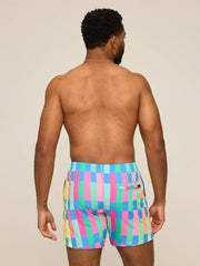 The Technicolor Stitches 5.5"(Classic Swim Trunk) - Image 2 - Chubbies Shorts