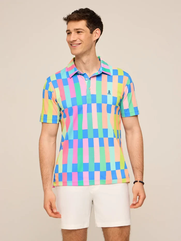 The Technicolor Stitches (Range Polo) - Image 1 - Chubbies Shorts