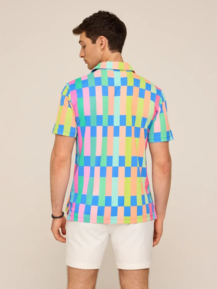 The Technicolor Stitches (Range Polo) - Image 2 - Chubbies Shorts