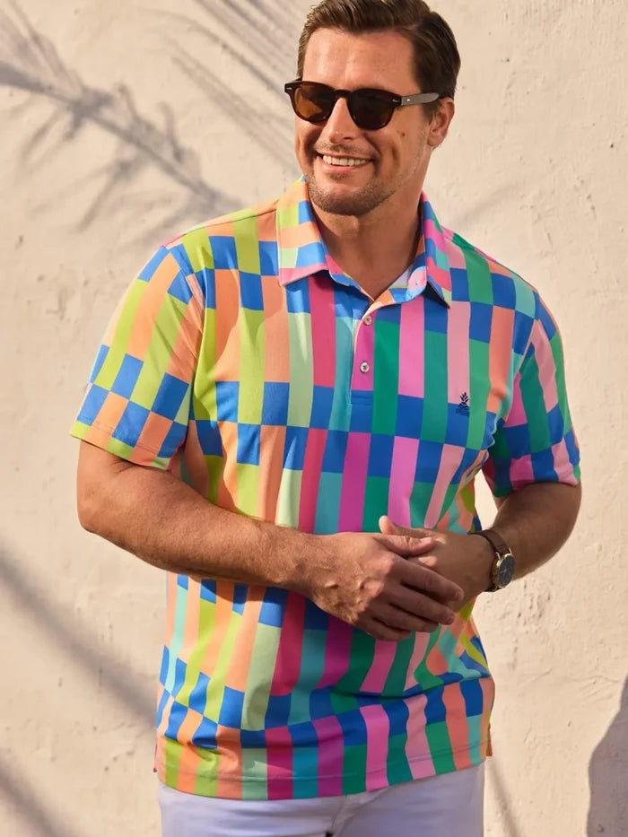 The Technicolor Stitches (Range Polo) - Image 1 - Chubbies Shorts