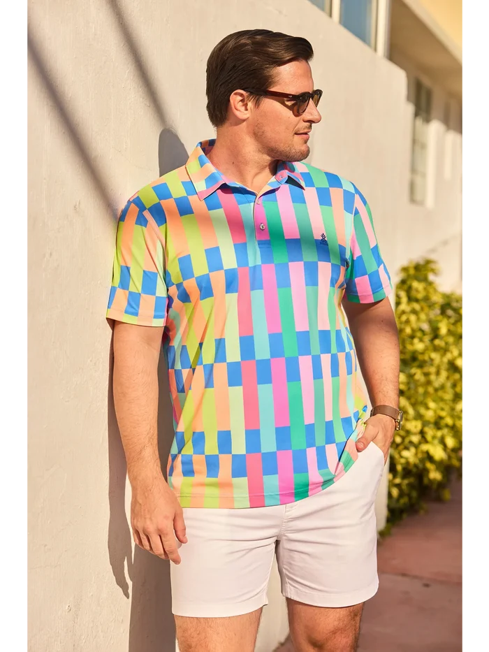 The Technicolor Stitches (Range Polo) - Image 2 - Chubbies Shorts