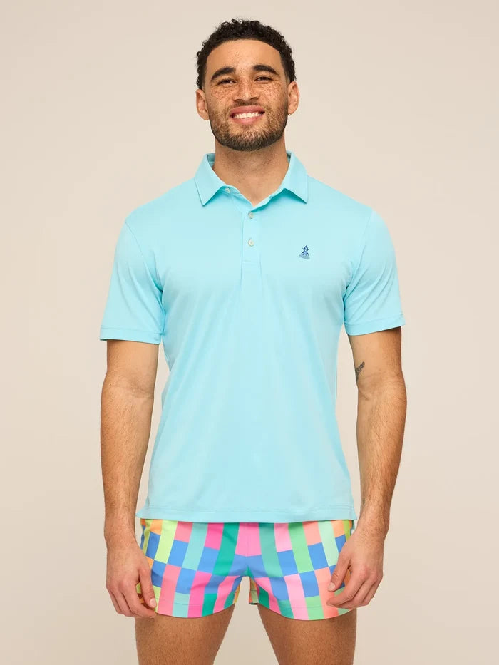 The Thigh In The Sky Blue (Range Polo) - Image 1 - Chubbies Shorts