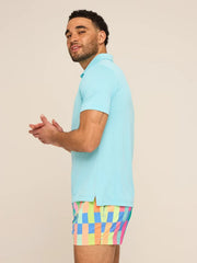 The Thigh In The Sky Blue (Range Polo) - Image 3 - Chubbies Shorts