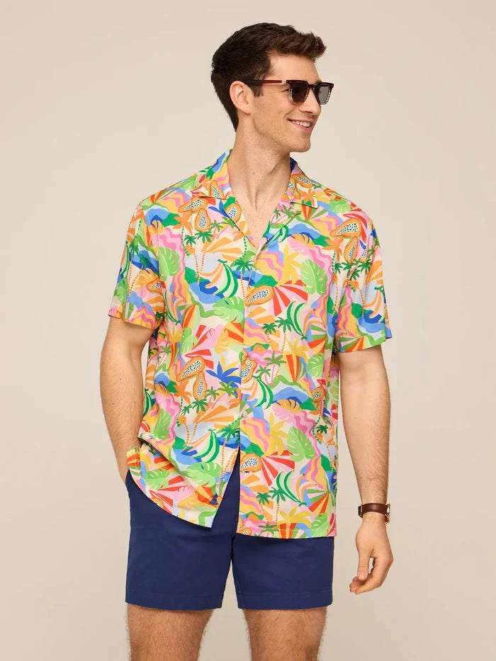 The Trouble In Paradise (Rayon Sunday Shirt) - Image 4 - Chubbies Shorts