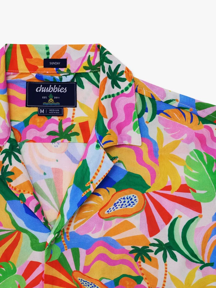 The Trouble In Paradise (Rayon Sunday Shirt) - Image 3 - Chubbies Shorts