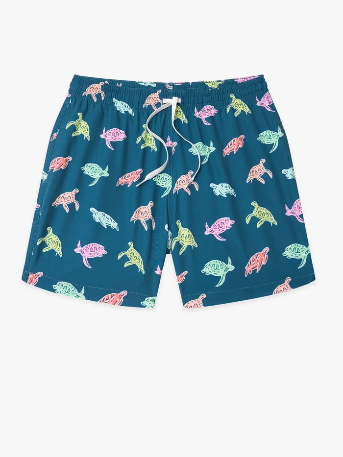 The Turtally Awesomes 5.5" (Classic Swim Trunk) - Image 1 - Chubbies Shorts