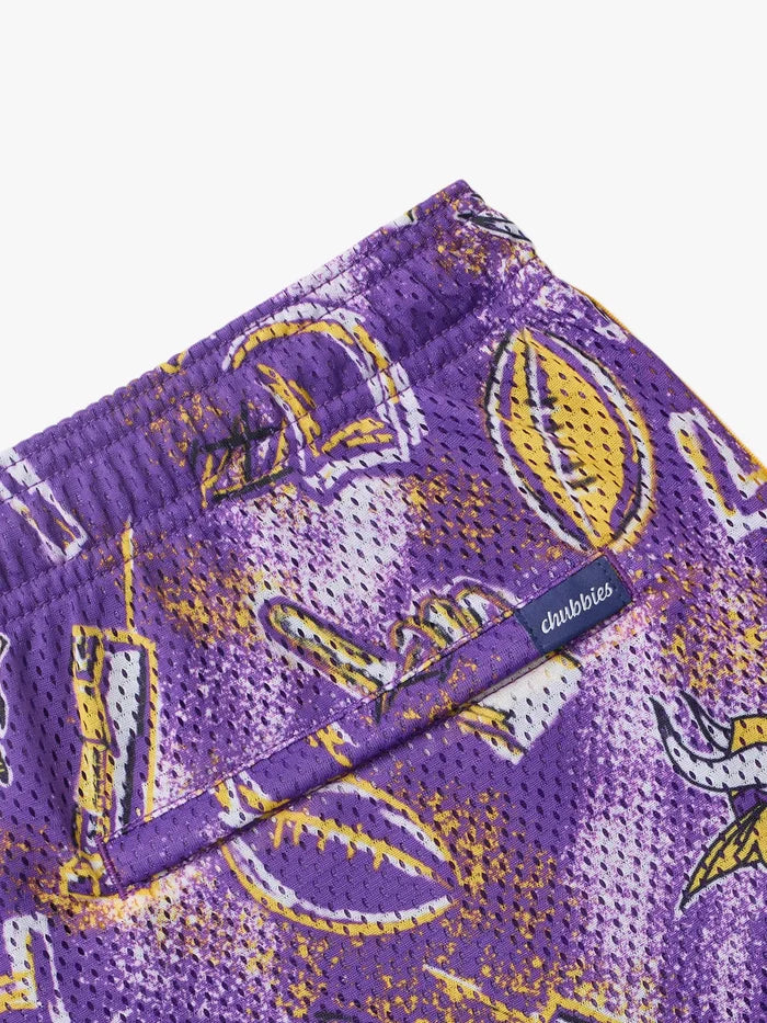 The Vikings First Round Fit (Mesh Short) - Image 2 - Chubbies Shorts