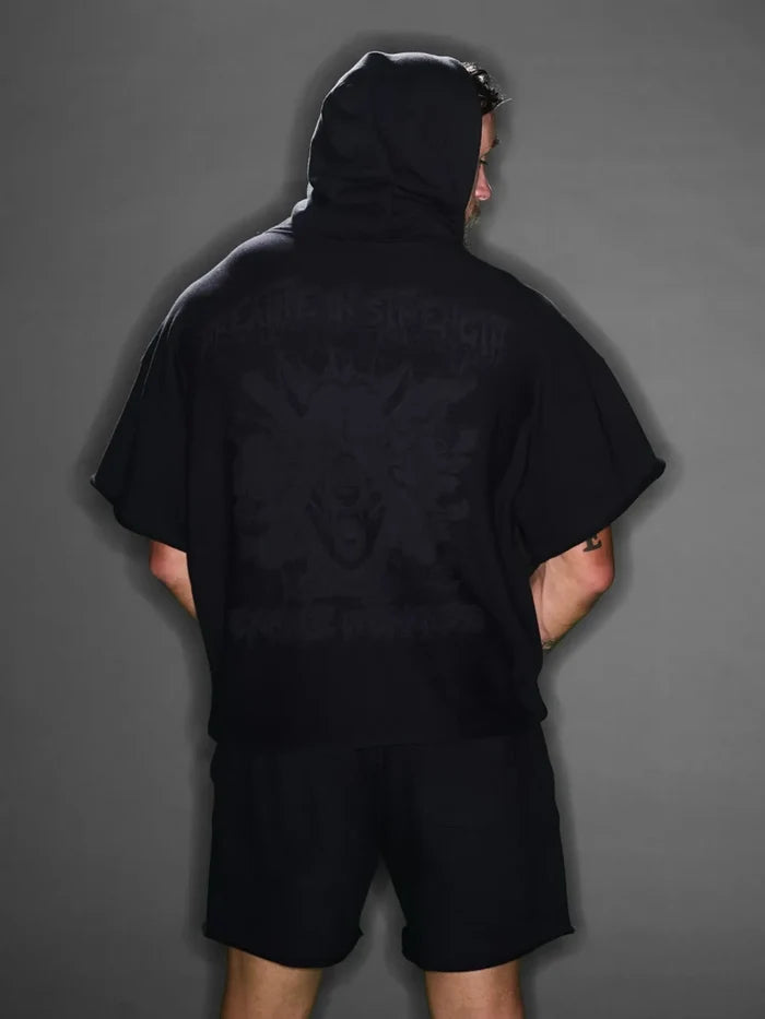 The Wolf Pack (Cut-Off Comfort Hoodie) - Image 4 - Chubbies Shorts