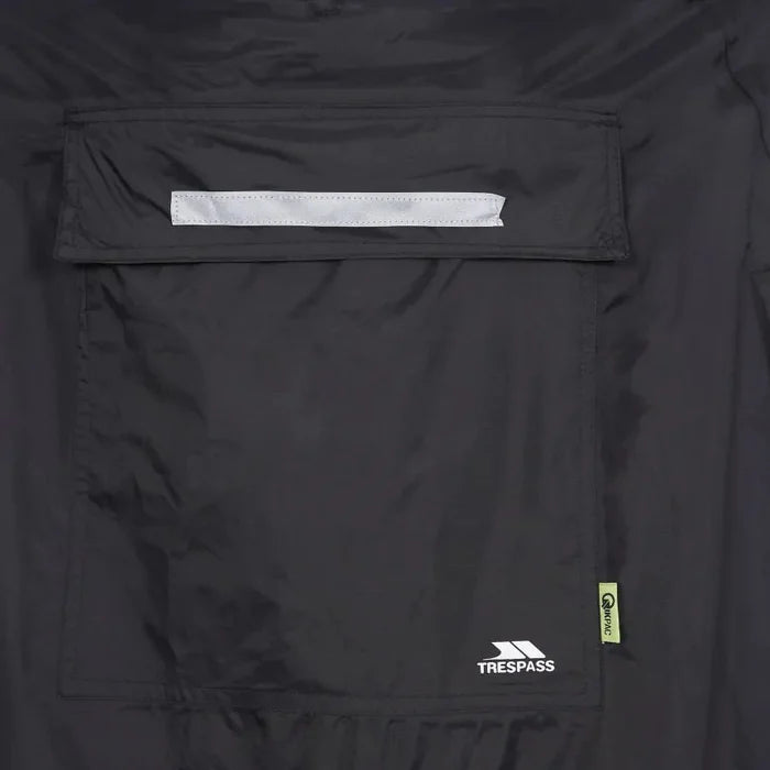 Trespass Qikpac Poncho, Sort Trespass