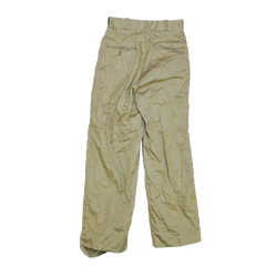 US Army 1960s Khaki Chino Trousers - 28x32, Small - US Army Surplus - Dress Trousers
