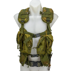 USGI 1st Gen Woodland Load Bearing Vest w/ Belt - Large - Film Production Used - Combat Vests & Rigs