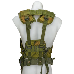 USGI 1st Gen Woodland Load Bearing Vest w/ Belt - Large - Film Production Used - Combat Vests & Rigs