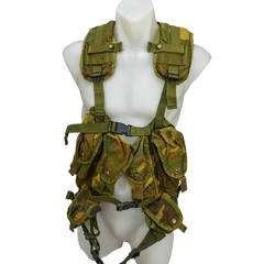 USGI 1st Gen Woodland Load Bearing Vest w/ Belt - Medium - Film Production Used - Combat Vests & Rigs