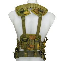 USGI 1st Gen Woodland Load Bearing Vest w/ Belt - Medium - Film Production Used - Combat Vests & Rigs