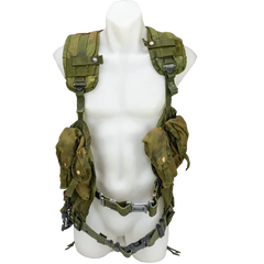 USGI 1st Gen Woodland Load Bearing Vest w/ Belt - Small - Film Production Used - Combat Vests & Rigs