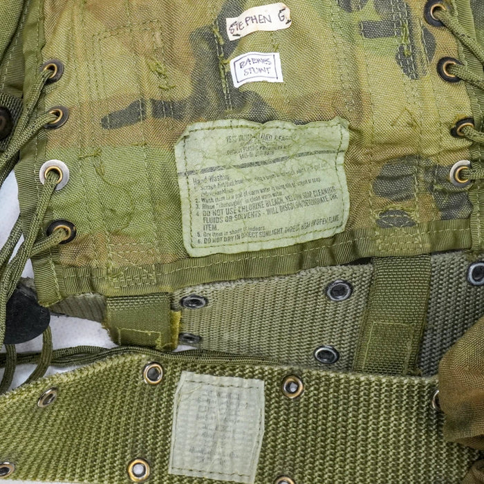 USGI 1st Gen Woodland Load Bearing Vest w/ Belt - Small - Film Production Used - Combat Vests & Rigs